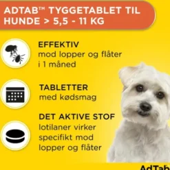 AdTab til hunde 5,5 til 11 kg