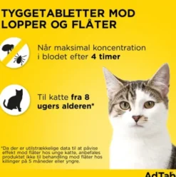 AdTab til katte 0,5 til 2 kg.