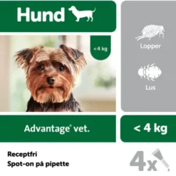 Advantage vet. til hunde under 4 kg