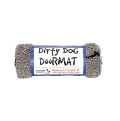 Dog Gone Smart Dirty Dog dørmåtte, Grå