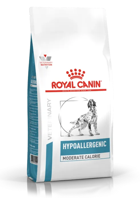 Royal Canin Derma Hypoallergenic Moderate Calorie Dry, hund