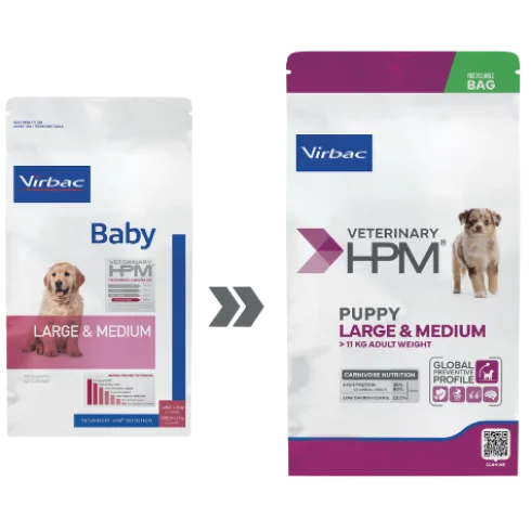 Virbac HPM Puppy Large & Medium Dog